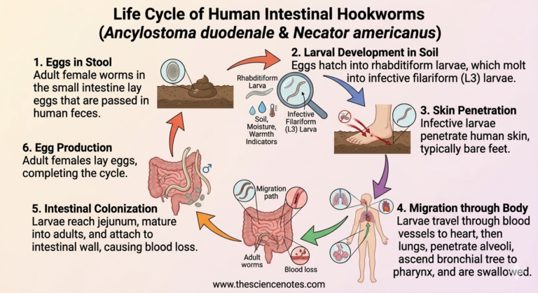 Hookworms Examples Intestinal Hookworm Disease: Causes, Life Cycle, Symptoms, Diagnosis ...