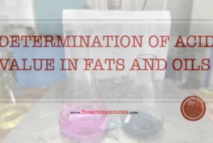 Determination of Acid Value in Fats and Oils