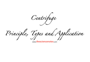 Centrifuge principle types and applications