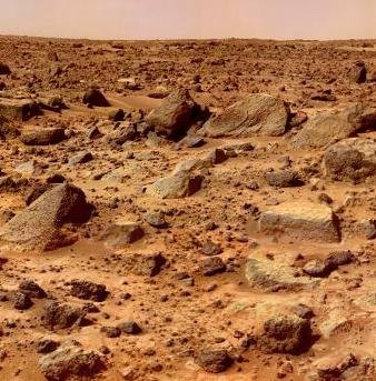 Rocas en Marte